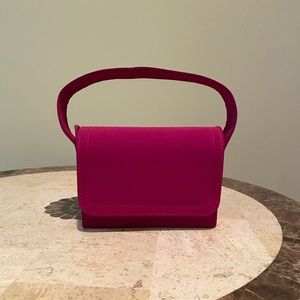 Fuchsia pink purse and scarf